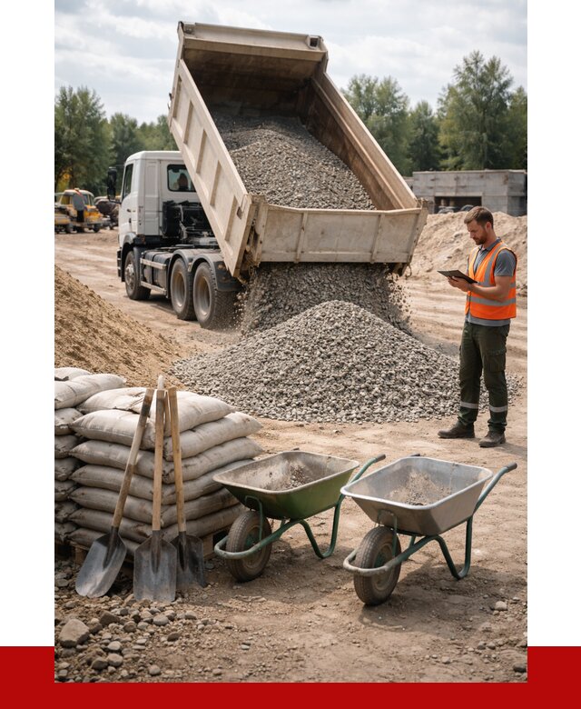 Доставка нерудных материалов в Переславле-Залесском от 1245 руб. | ПРОНЕРУДПрс