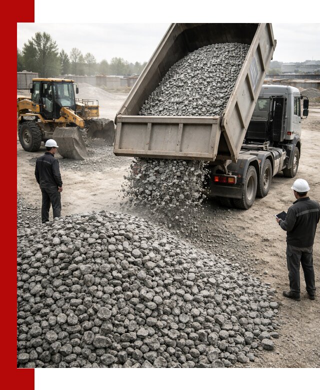 Доставка гранитного щебня фракции 20-40 в Переславле-Залесском
