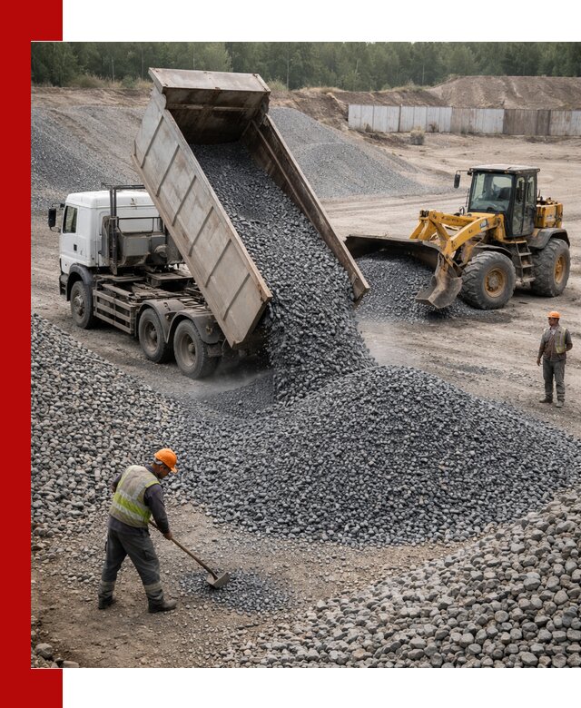 Щебень габбро-диабаз фр. 5-20 с доставкой в Переславле-Залесском