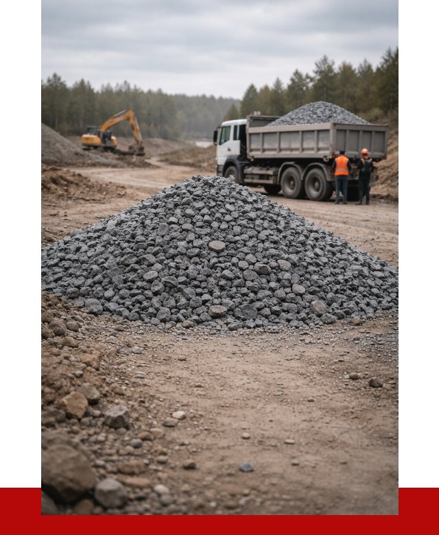 Щебень габбро диабаз фракция 40-70 в Переславле-Залесском от 2283 р-ПРОНЕРУДПрс