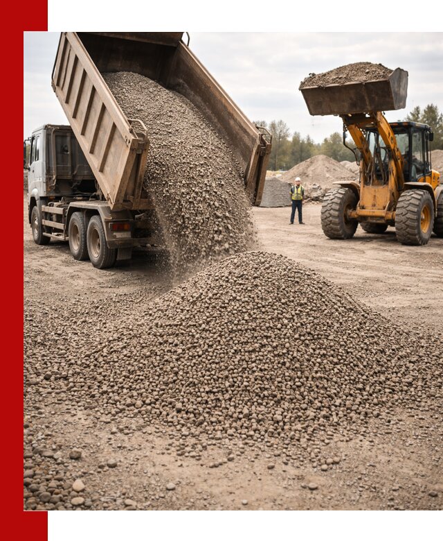 Гравийный щебень фракция 3–10 с доставкой в Переславле-Залесском