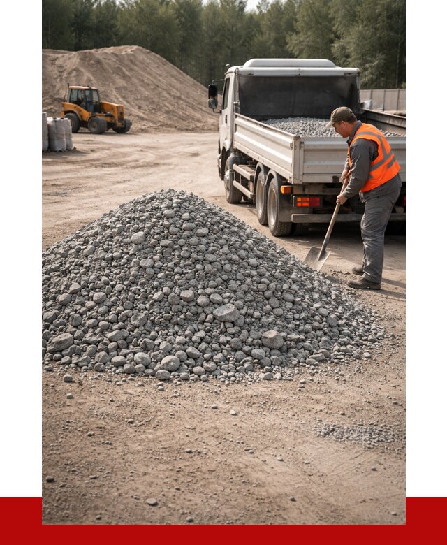 Гравийный щебень фракция 5-10 в Переславле-Залесском от 2283 р. | ПРОНЕРУДПрс