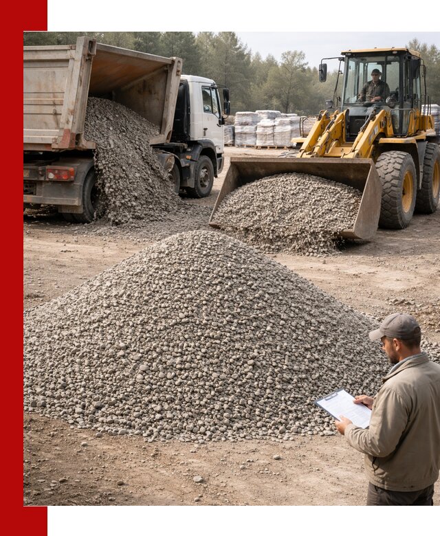 Гравийный щебень фракция 5–10 с доставкой в Переславле-Залесском
