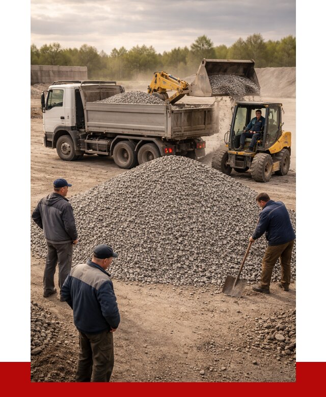 Гравийный щебень фракция 5-20 в Переславле-Залесском от 2491 р. ПРОНЕРУДПрс