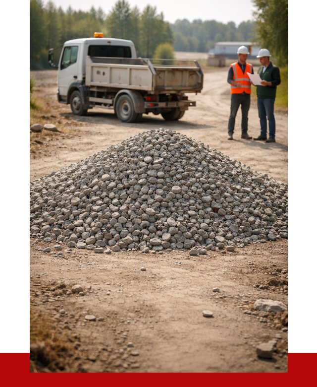 Гравийный щебень фракция 20-40 в Переславле-Залесском от 1245 р. | ПРОНЕРУДПрс