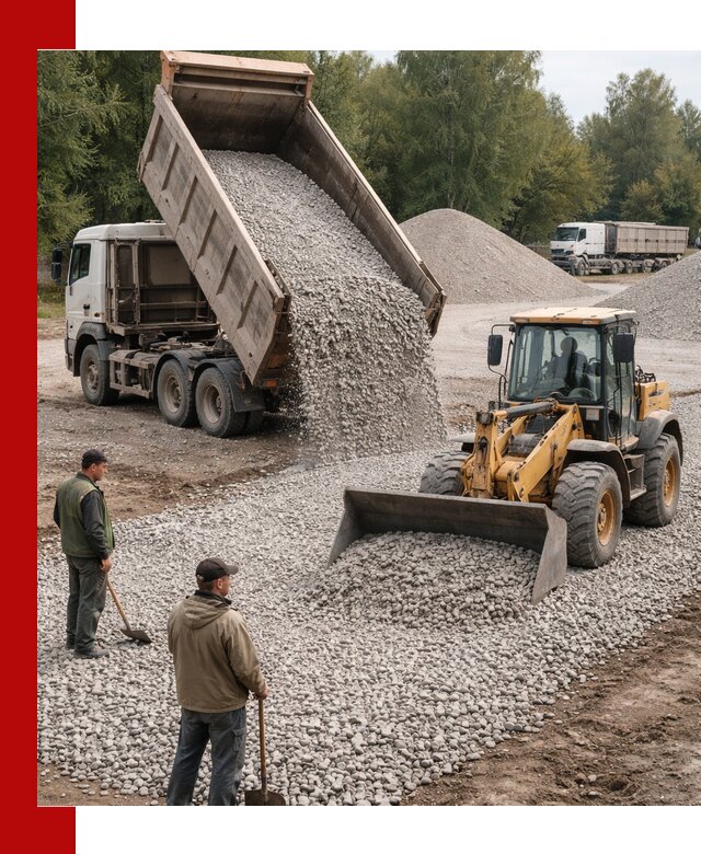 Купить гравийный щебень фракция 20-40 в Переславле-Залесском с доставкой