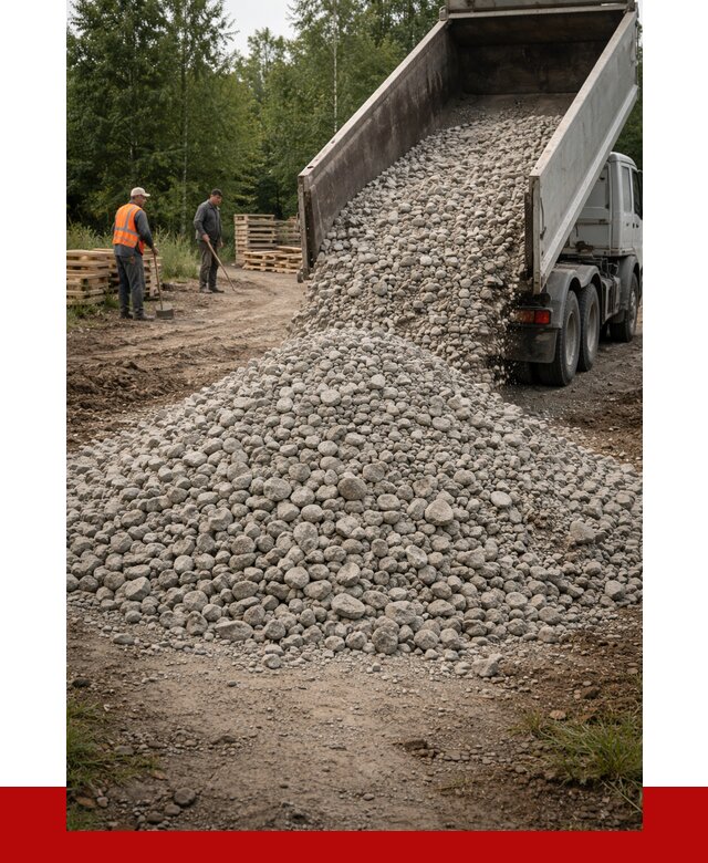 гравийный щебень фракция 70-120 в Переславле-Залесском от 2543 р. ПРОНЕРУДПрс