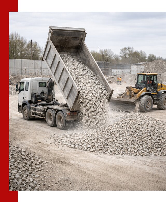 Доставка и продажа известнякового щебня в Переславле-Залесском
