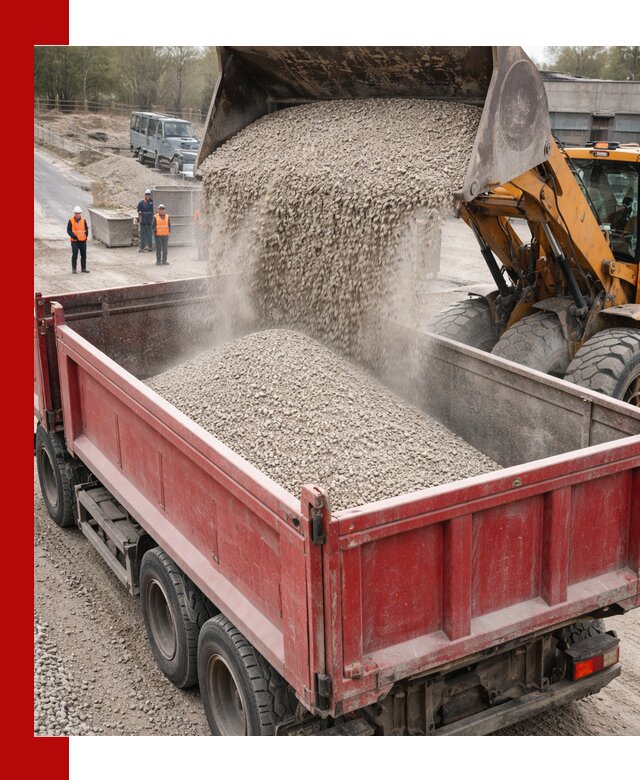 Купить известняковый щебень фракции 0-5 с доставкой в Переславле-Залесском