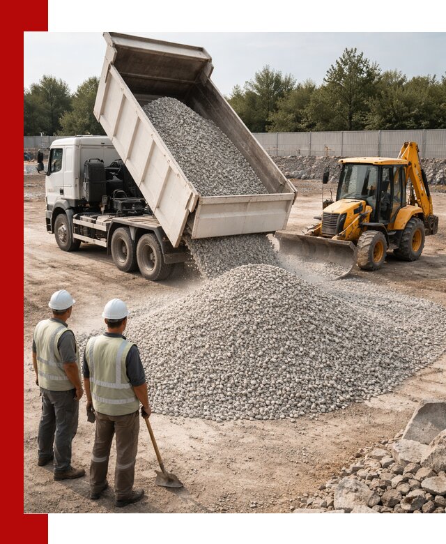 Купить известняковый щебень фракции 5–10 мм с доставкой в Переславле-Залесском