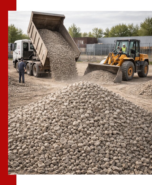 Доломитовый щебень фракции 20–41 с доставкой в Переславле-Залесском