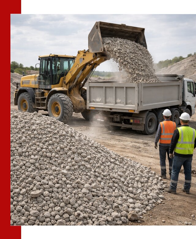 Доломитовый щебень фракция 40–71 доставка и продажа в Переславле-Залесском