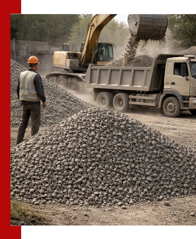 Шлаковый щебень фракция 5-20 с доставкой в Переславле-Залесском
