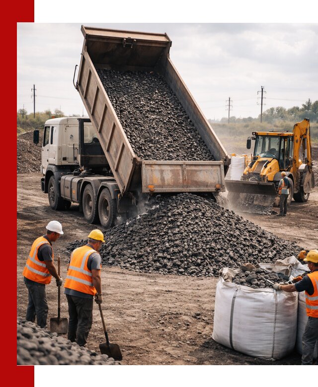 Шлаковый щебень фракция 40-70 с доставкой в Переславле-Залесском