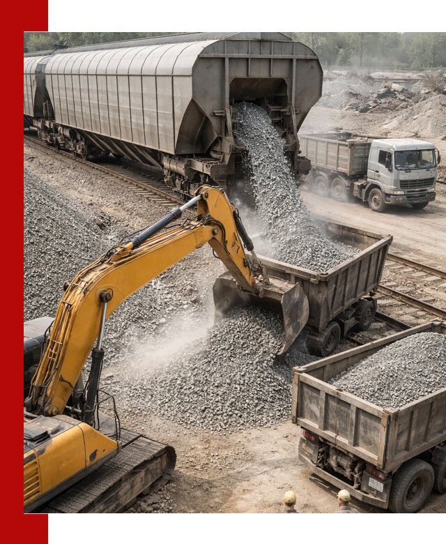 Доставка железнодорожного щебня в Переславле-Залесском крупными партиями быстрого отгруза