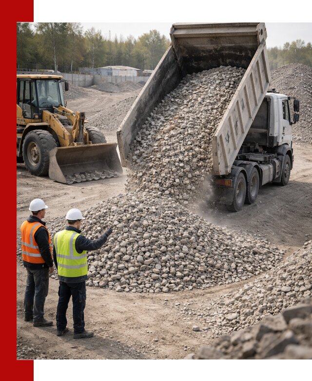 Вторичный щебень фракция 40–70 доставка в Переславле-Залесском