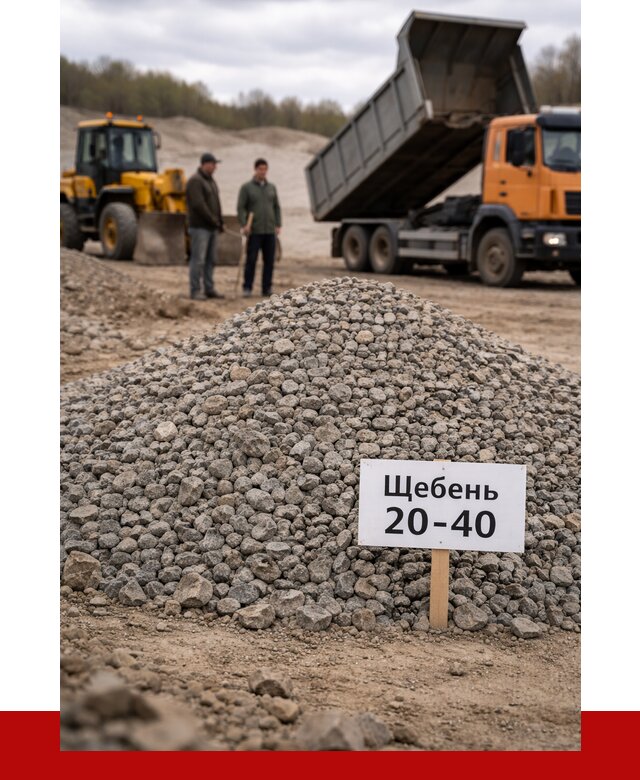 Бетонный щебень фракция 20-40 в Переславле-Залесском от 2543 р. | ПРОНЕРУДПрс