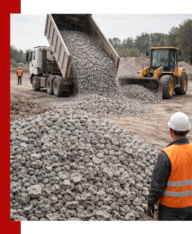 Доставка бетонного щебня фракции 20-40 в Переславле-Залесском