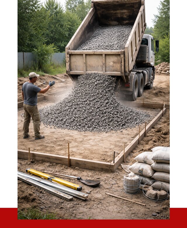 Купить щебень для фундамента в Переславле-Залесском от 4671 р. | ПРОНЕРУДПрс