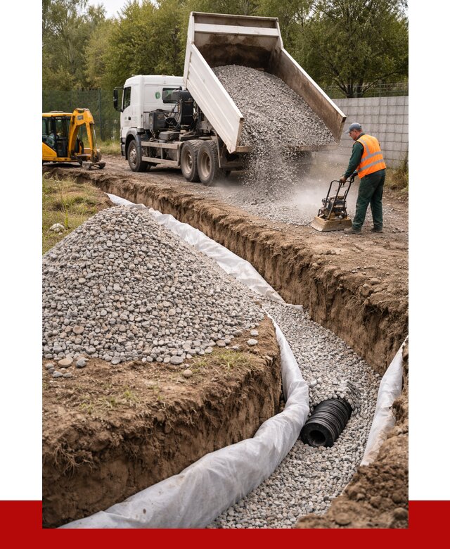 Щебень для дренажа в Переславле-Залесском от 1920 р., ПРОНЕРУДПрс доставка