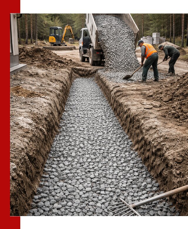 Щебень для дренажа с доставкой в Переславле-Залесском высокого качества