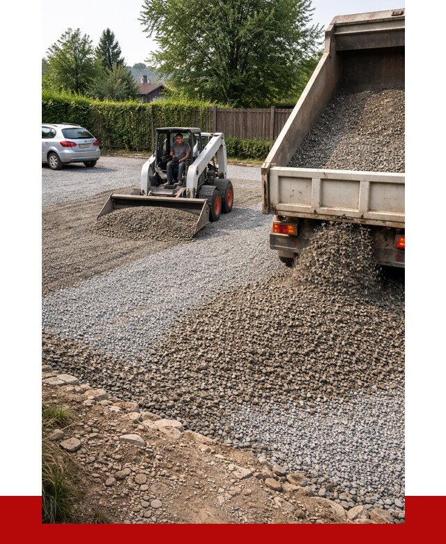 Щебень для парковки в Переславле-Залесском с доставкой от 1245 р.| ПРОНЕРУДПрс