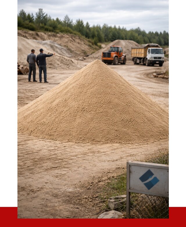 Карьерный песок навалом в Переславле-Залесском от 1868 р. | ПРОНЕРУДПрс