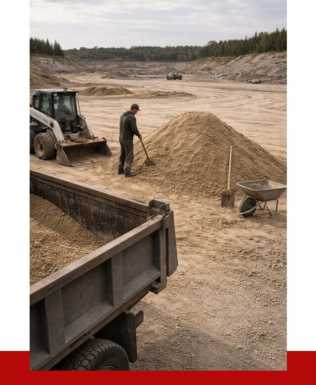 Карьерный песок среднезернистый в Переславле-Залесском, от 2283 р. ПРОНЕРУДПрс