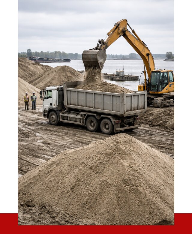 Купить речной песок навалом в Переславле-Залесском от 1868 р., ПРОНЕРУДПрс