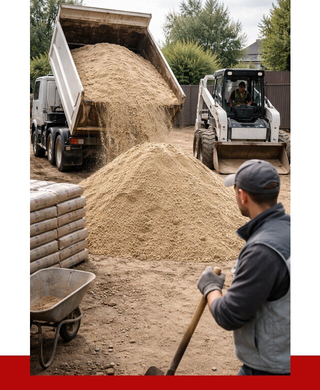 Мытый речной песок с доставкой в Переславле-Залесском от 1505 р. | ПРОНЕРУДПрс