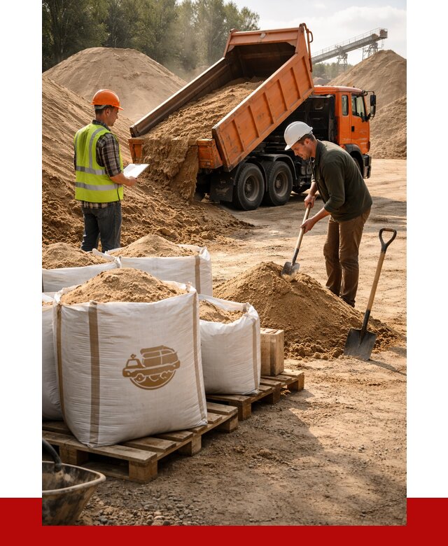 Строительный песок в Переславле-Залесском от 2283 р. с доставкой, ПРОНЕРУДПрс