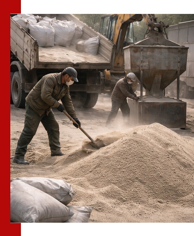 Кварцевый песок для пескоструя в Переславле-Залесском — доставка и качество