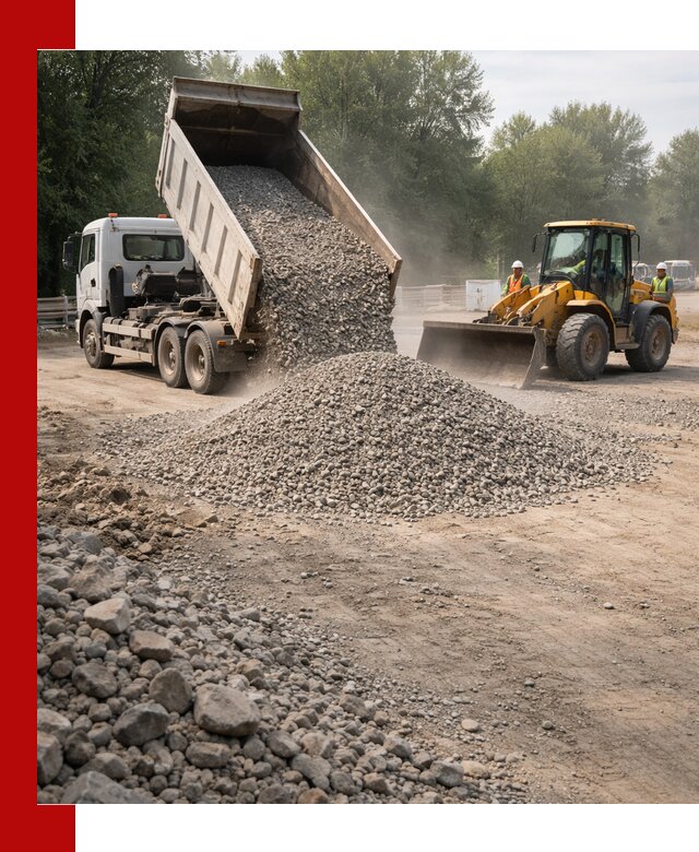 Гравий фракция 5–20 доставка в Переславле-Залесском оптом и в розницу