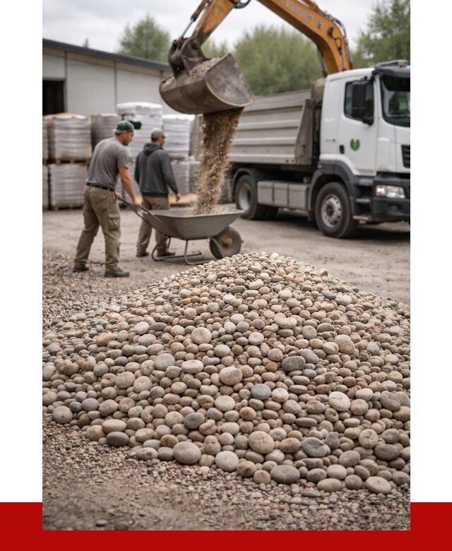 Галька декоративная в Переславле-Залесском от 3321 р. за куб | ПРОНЕРУДПрс