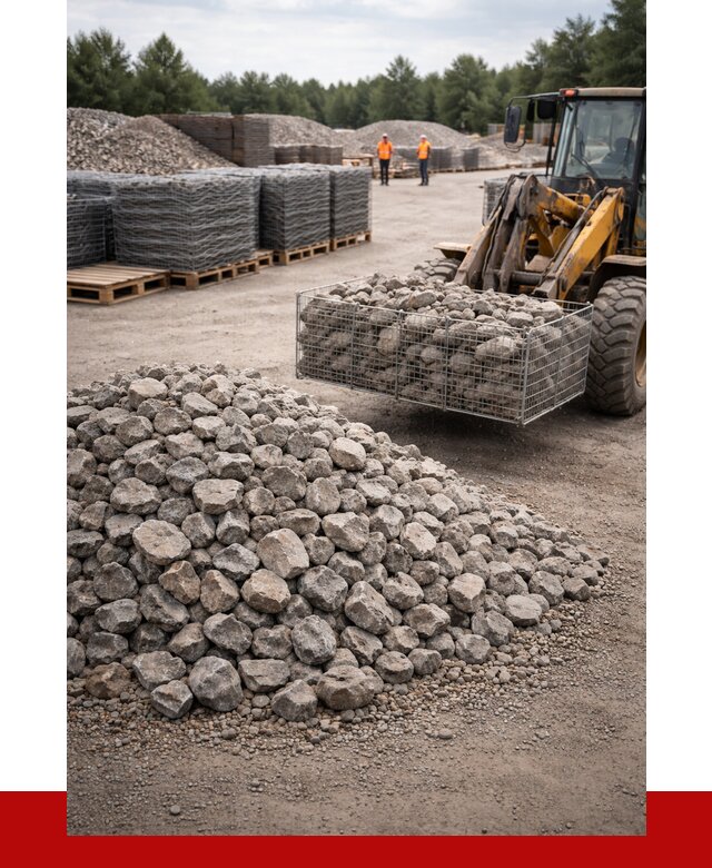 Камень для габионов фракция 70-150 в Переславле-Залесском от 4359 р. | ПРОНЕРУДПрс