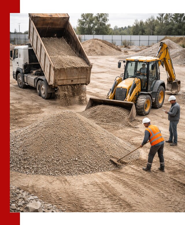 Поставка и доставка ПГС С4 в мешках и самосвалах в Переславле-Залесском