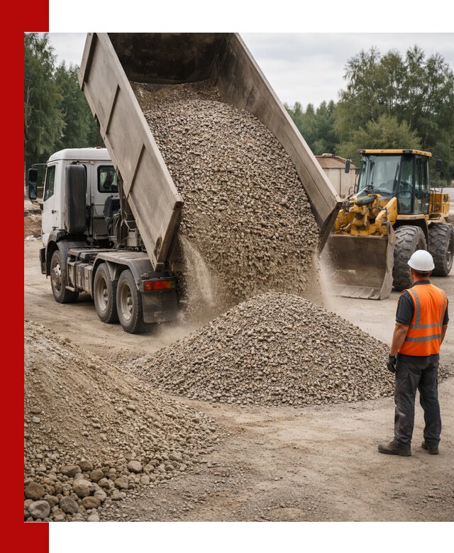 Доставка щпс в Переславле-Залесском — щебеночно-песчаная смесь под заборы и дорожки