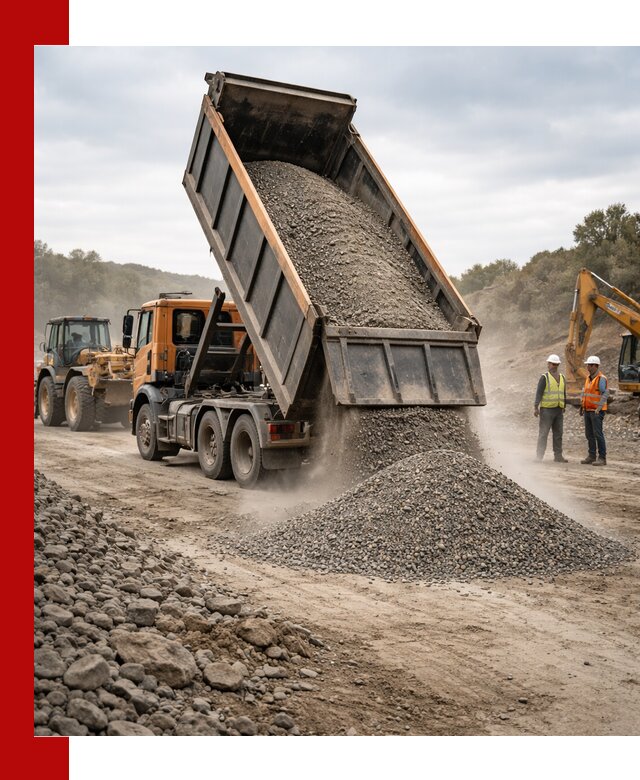 Щебёночно-песчаная смесь ЩПС С1 с доставкой в Переславле-Залесском