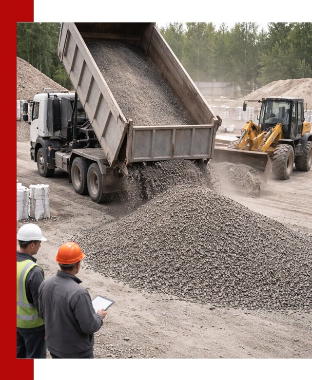 Доставка и продажа гранитного отсева 0-10 в Переславле-Залесском