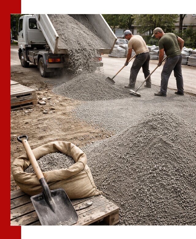 Отсев для тротуарной плитки в Переславле-Залесском — доставка и укладка