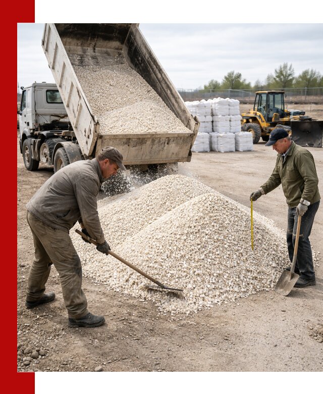 Мраморная крошка с доставкой и разгрузкой в Переславле-Залесском