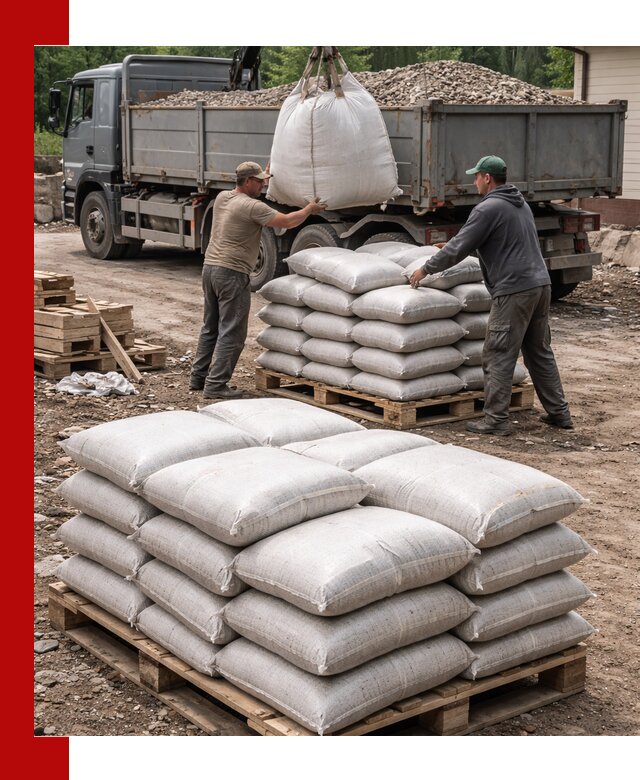Керамзит в мешках с доставкой в Переславле-Залесском от компании-поставщика