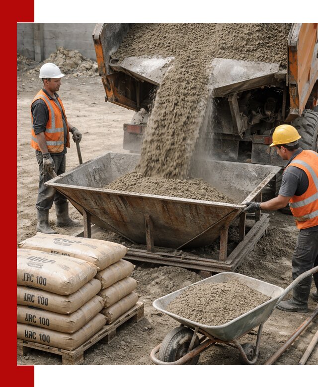 Доставка цементно-песчаной смеси М100 в Переславле-Залесском