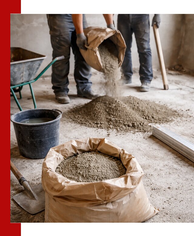 Доставка сухой смеси для стяжки в Переславле-Залесском