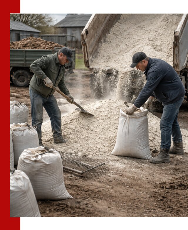 Доставка извести пушонки в Переславле-Залесском оптом и мелким оптом