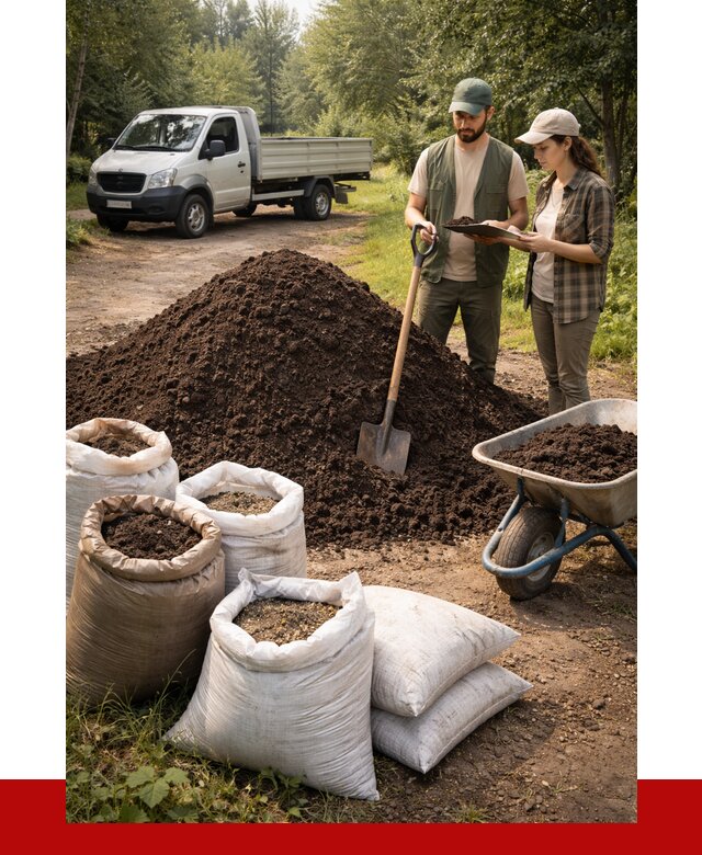 Купить грунт с доставкой в Переславле-Залесском от 4671 р. за м3 | ПРОНЕРУДПрс