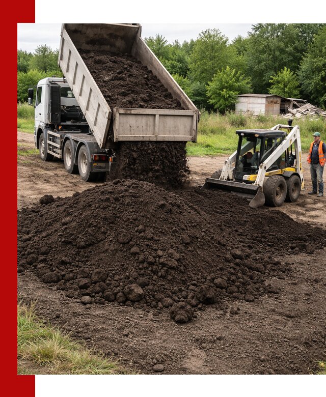 Поставка плодородной земли с доставкой самосвалом в Переславле-Залесском