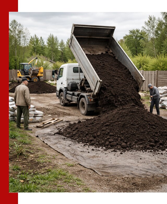 Доставка качественного почвогрунта в Переславле-Залесском оптом и в розницу