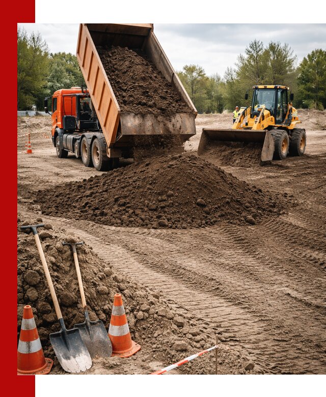 Поставка и доставка планировочного грунта в Переславле-Залесском