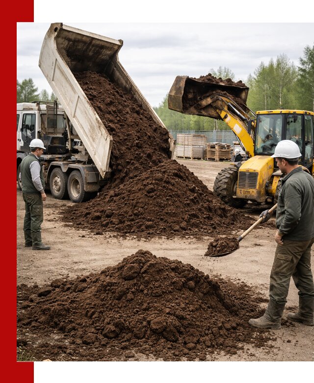 Доставка торфа оптом и в мешках в Переславле-Залесском